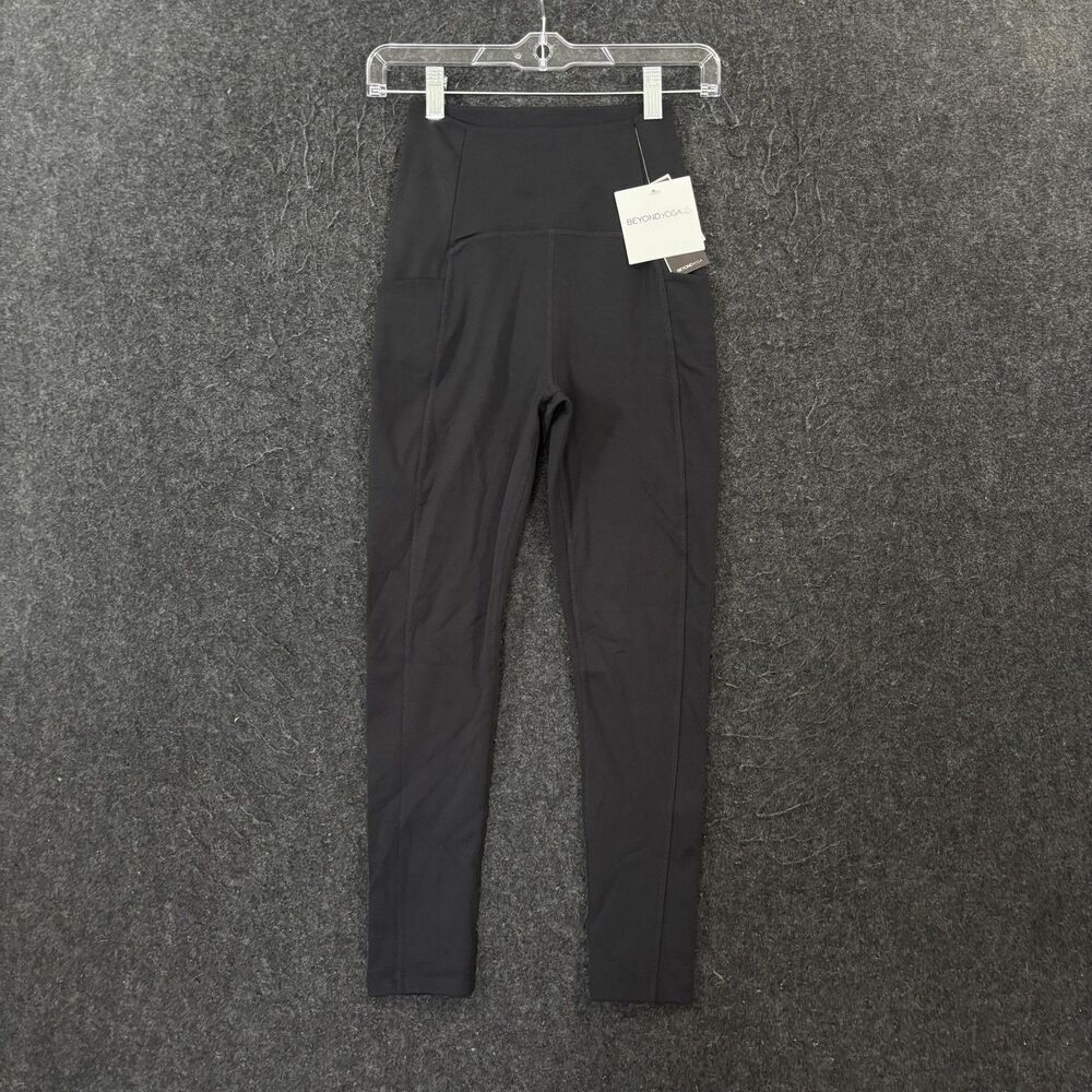 Beyond Yoga Powerbeyond Strive Midi Leggings Women's Small Black High Rise